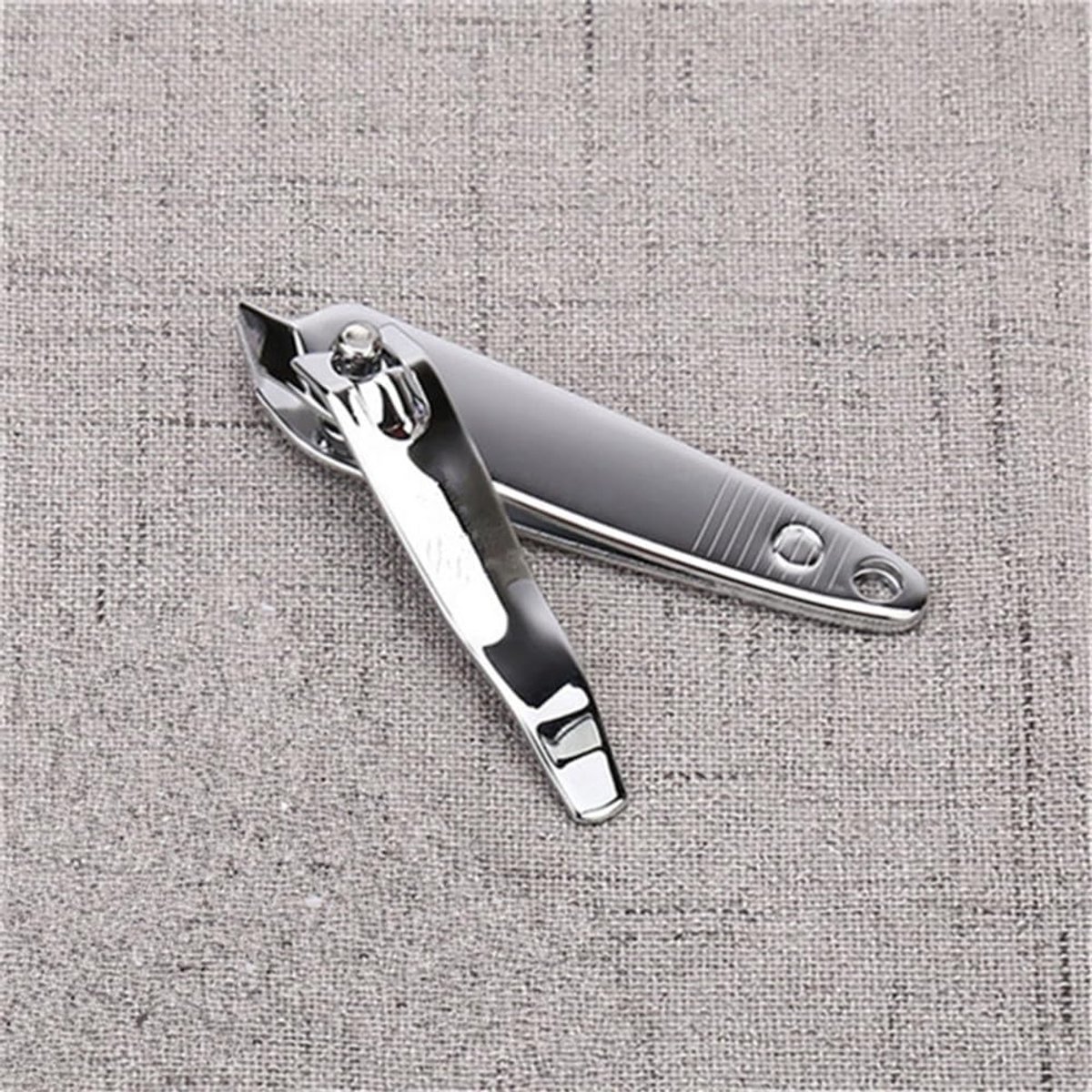 Nagelknipper Set - Nagelgereedschap Set - Manicure Pedicure - Roestvrij Staal - 7/10 Stuks - Zilver