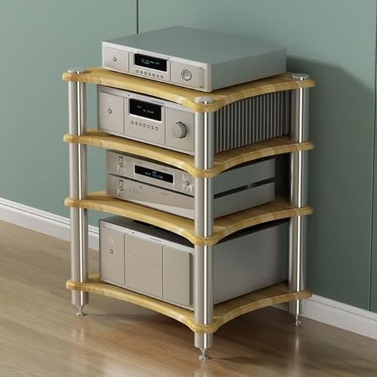 Audio Kast - Media Unit - Home Theater - Geluidsverbetering - 60x48x62cm - Bruin — afbeelding 5