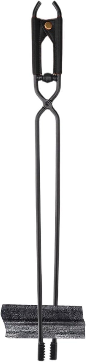 Vuurtang - Buiten Gereedschap - Kampvuur Aanmaken - Veilig Handvat - 44 cm - Zwart