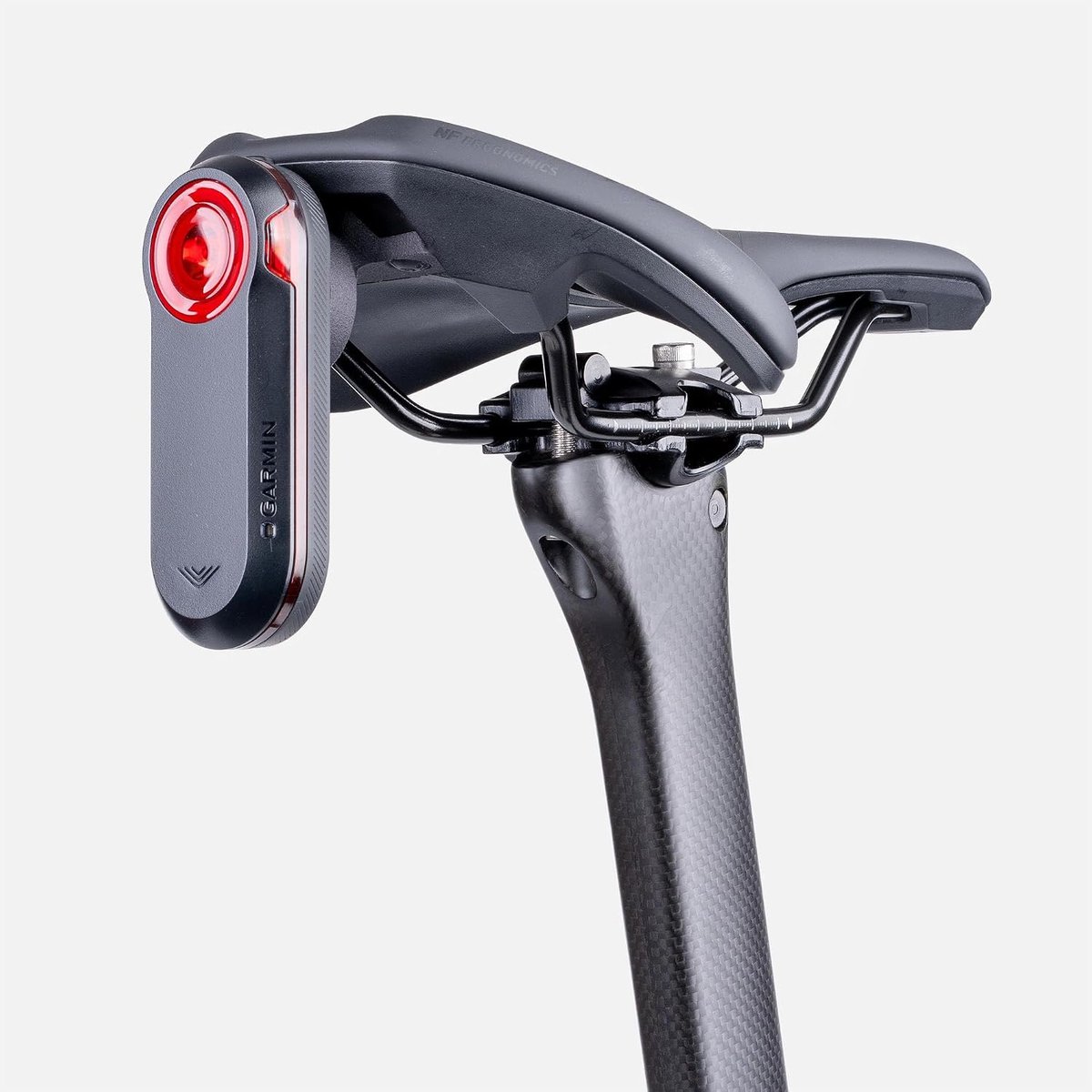 Radarhouder Zadel - Fiets Accessoire Mount - Fiets Veiligheid - Ultralicht Koolstofvezel - 26 g - Zwart
