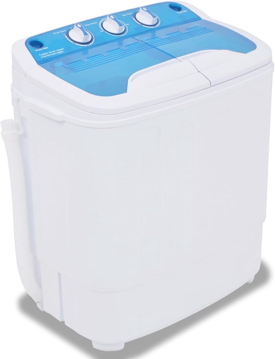 Mini Wasmachine Dubbele Bak Wasmachine Kleine Ruimtes Dubbele Schaal 36 kg Wit