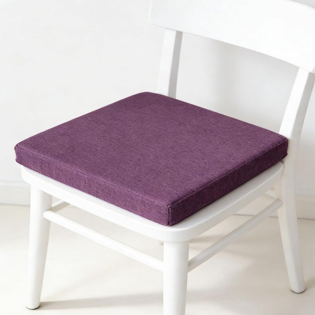 Bankkussen Tuinbank - Zitkussen Buiten - Comfortabel Zitten - Antislip Onderkant - 140x140cm - Paars