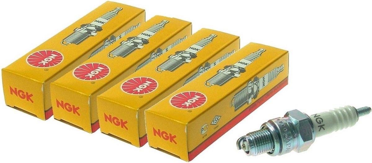 Bougies Set - Motoronderdelen Ontsteking - Motoronderhoud - OEM Kwaliteit - 4 Stuks - null