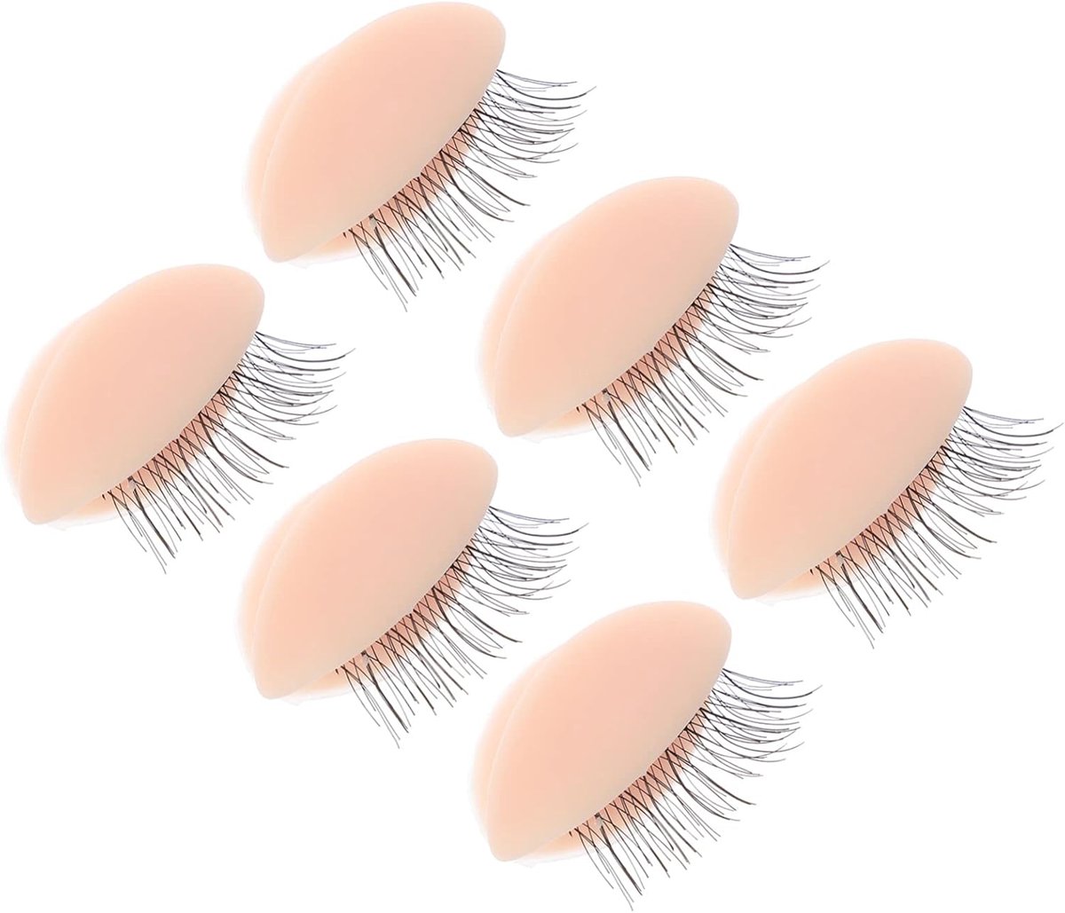 Ooglid Make-up Set - Oefen Oogleden - Wimperextensions Oefenen - Echt Huidgevoel - 3 Paar - Niet Van Toepassing