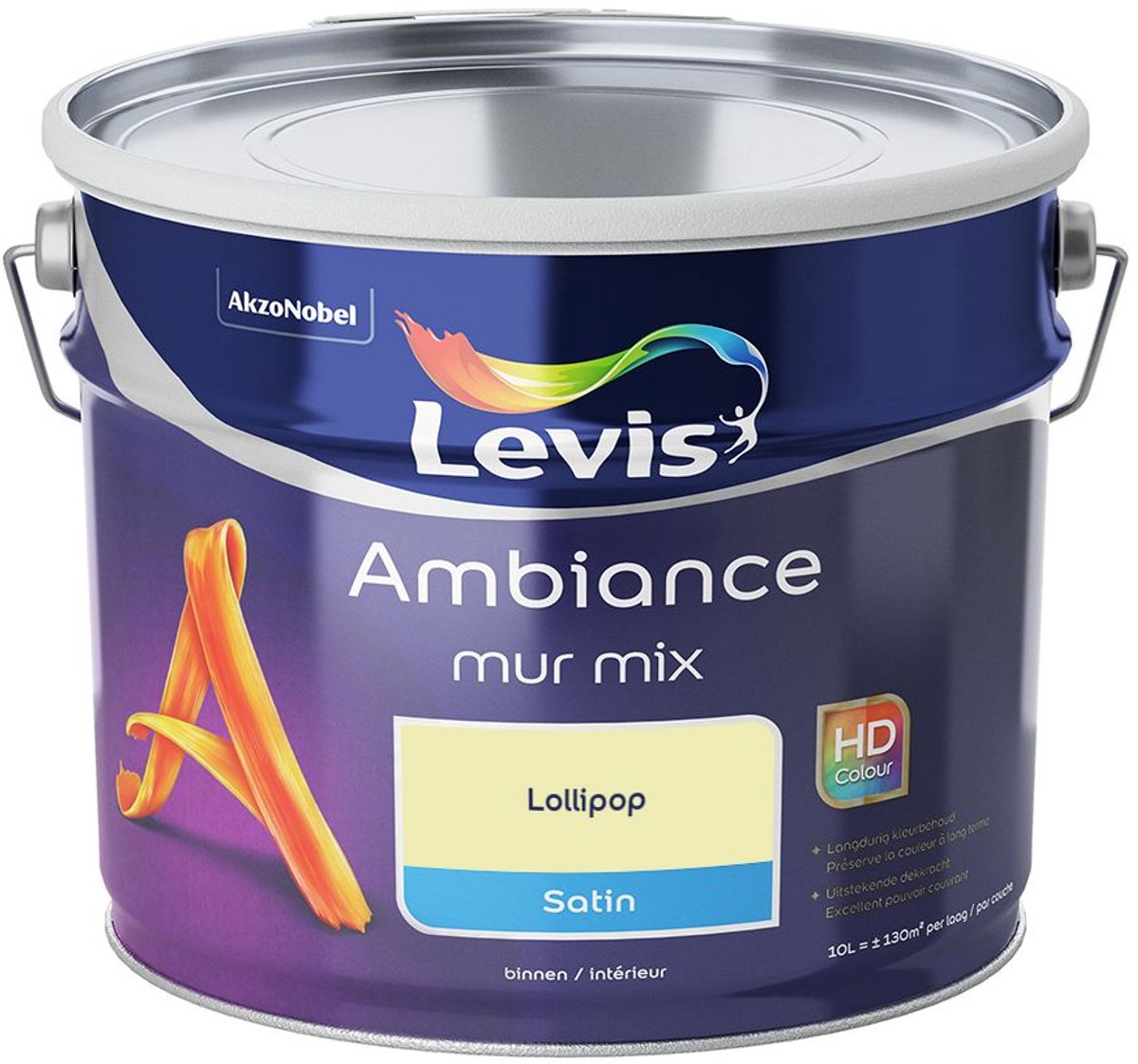 Levis - Ambiance Mur Satin Mix - Lollipop - Mengverf - 10 L