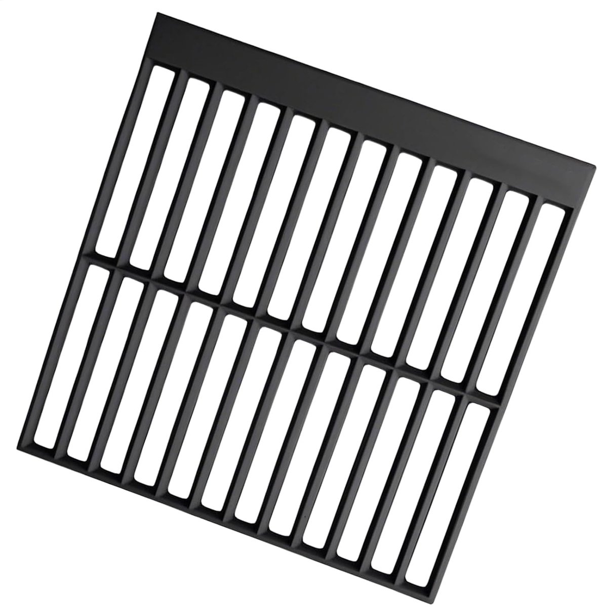 Diamantkunst Liniaal - Edelsteen Schildergids - Nauwkeurig Knutselen - Antislip Gestructureerd - 10.5x8.7cm - Zwart