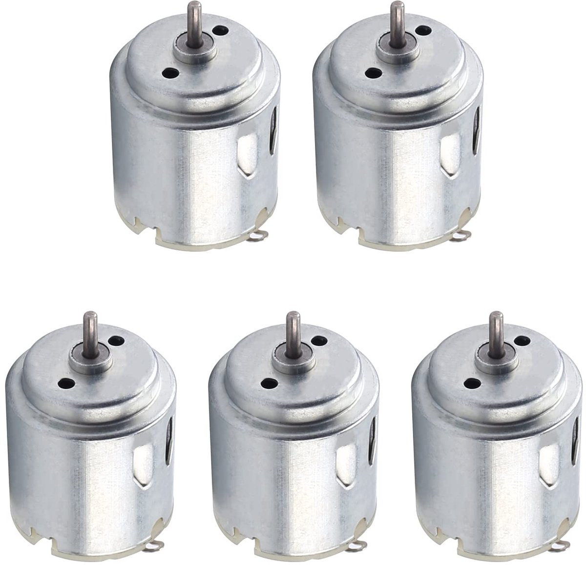 Gelijkstroommotor - Mini motor - Modelbouw projecten - 6500 RPM snelheid - 5.5 Volt - Metaal