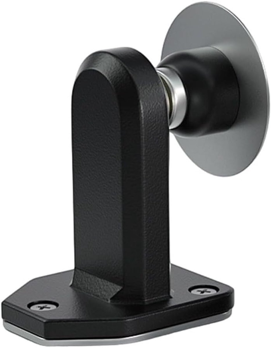 Magnetische Deurstopper - Deurvanger - Deuren Open Houden - Zonder Boren - 12 cm Hoog - Zwart
