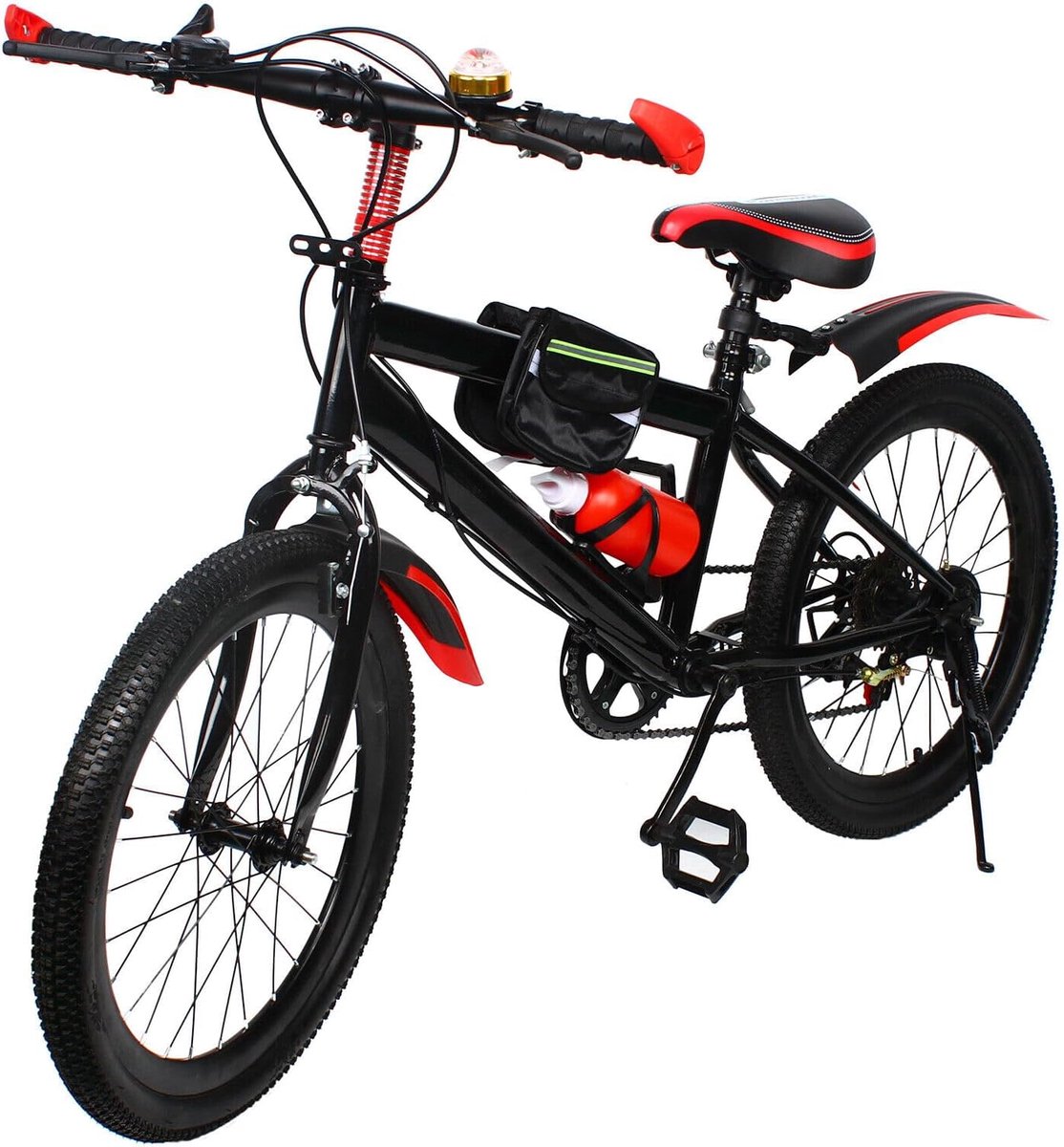 Kinderfiets Jeugdfiets Mountainbike Buiten Fietsen 7 Versnellingen 20 Inch Roze