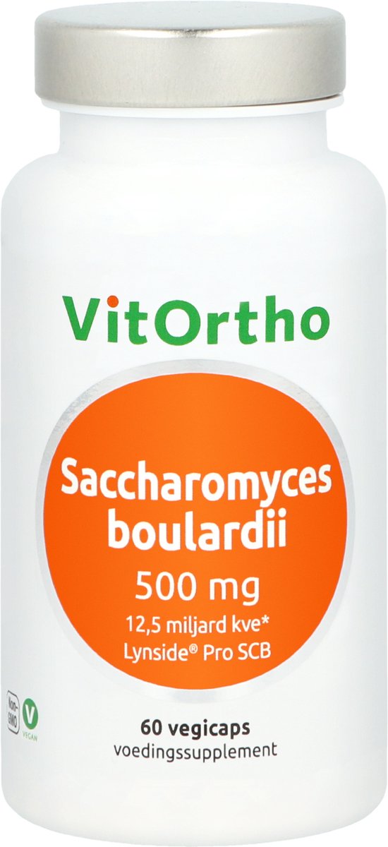 VitOrtho Saccharomyces Boulardii 500 mg (60 vega capsules)