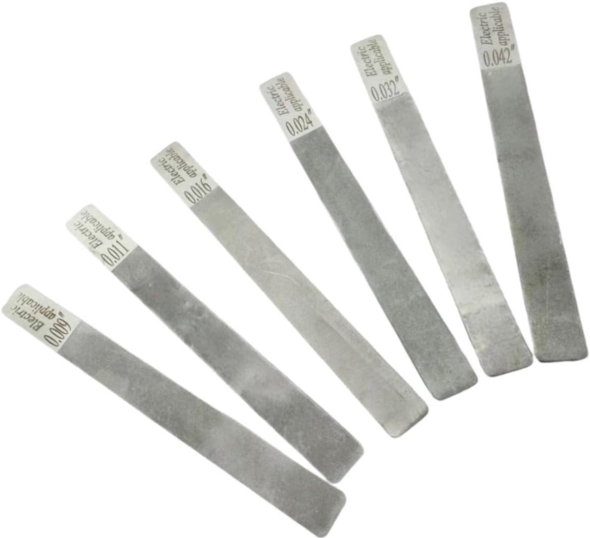 Gitaar Frets Vijlen - Snaarinstrument Gereedschap - Onderhoud en Reparatie - Ergonomische Grip - 6 Stuks Set - Metaal