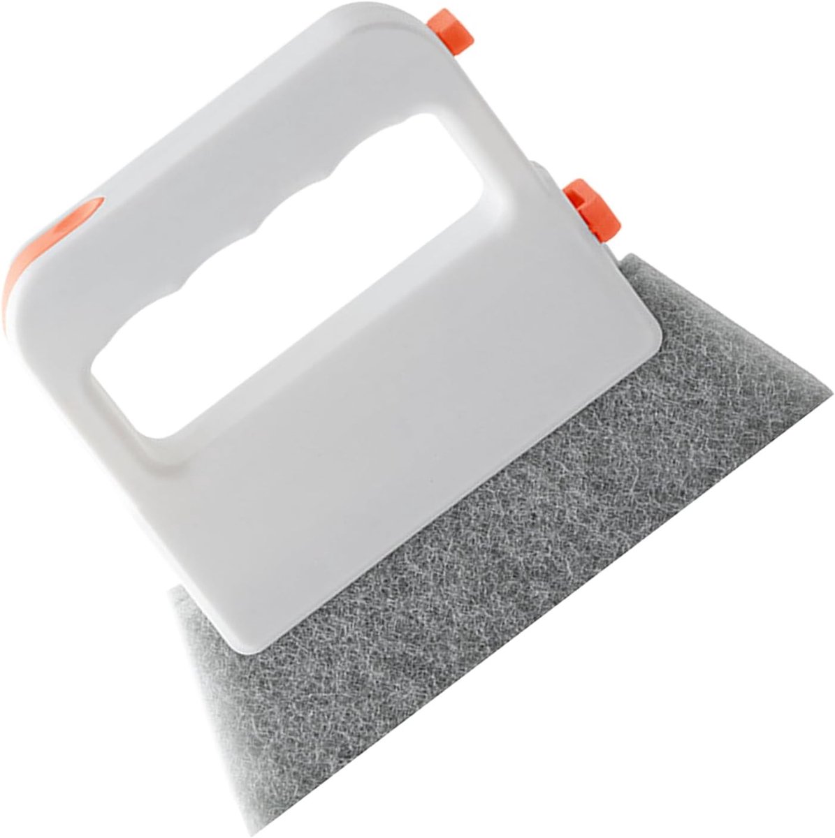 Vensterbankreiniger Gereedschap - Raam Sponning Schoonmaker - Kozijnen Reinigen - Flexibel Kopontwerp - 13.5 x 11.2 cm - Oranje