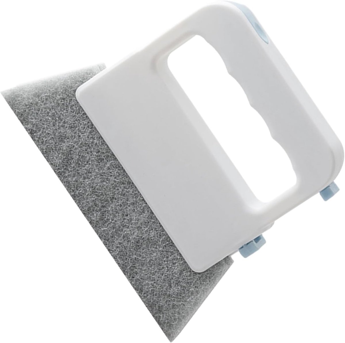 Vensterbankreiniger Gereedschap - Raam Schuifdeur - Spoor Reinigen - Antislip Ergonomisch Handvat - 13.5x11.2x1cm - Blauw