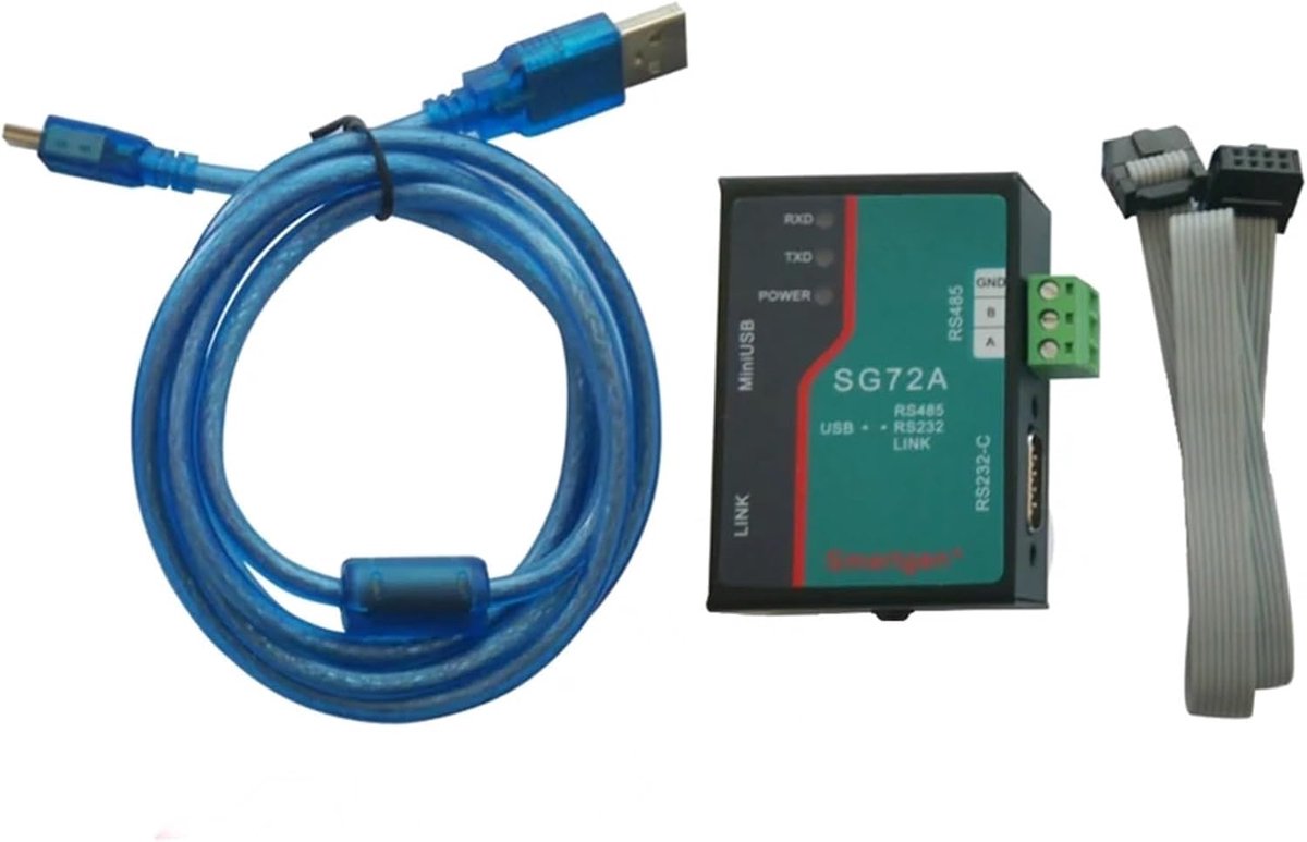 Communicatie Module - RS232 RS485 - Data Overzetten - Link naar USB - 10x10x10 mm - Zwart