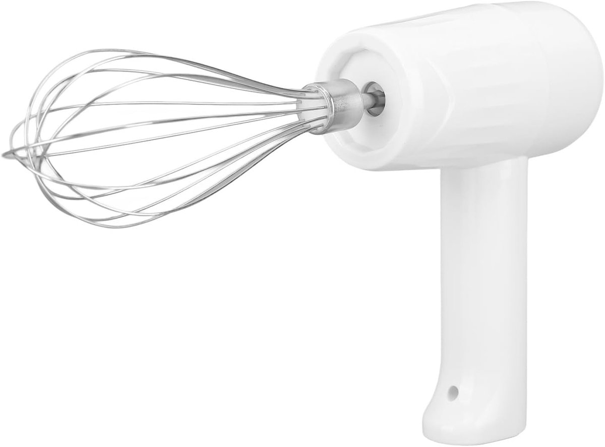 Elektrische Handmixer Keukenmixer Klopper Thuis Bakken Koken Met Hakmolen 250 ml Wit