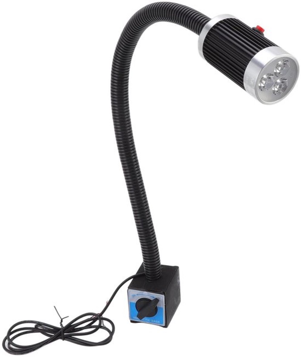 Onf3 - Werklamp - Magnetische Basis - Flexibele Zwanenhals - LED - 24V 9W