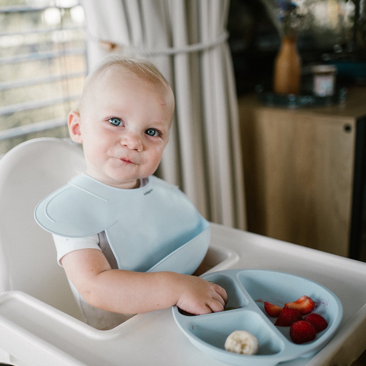 Baby Ono Sage Groen Siliconen Bordje met Zuignap