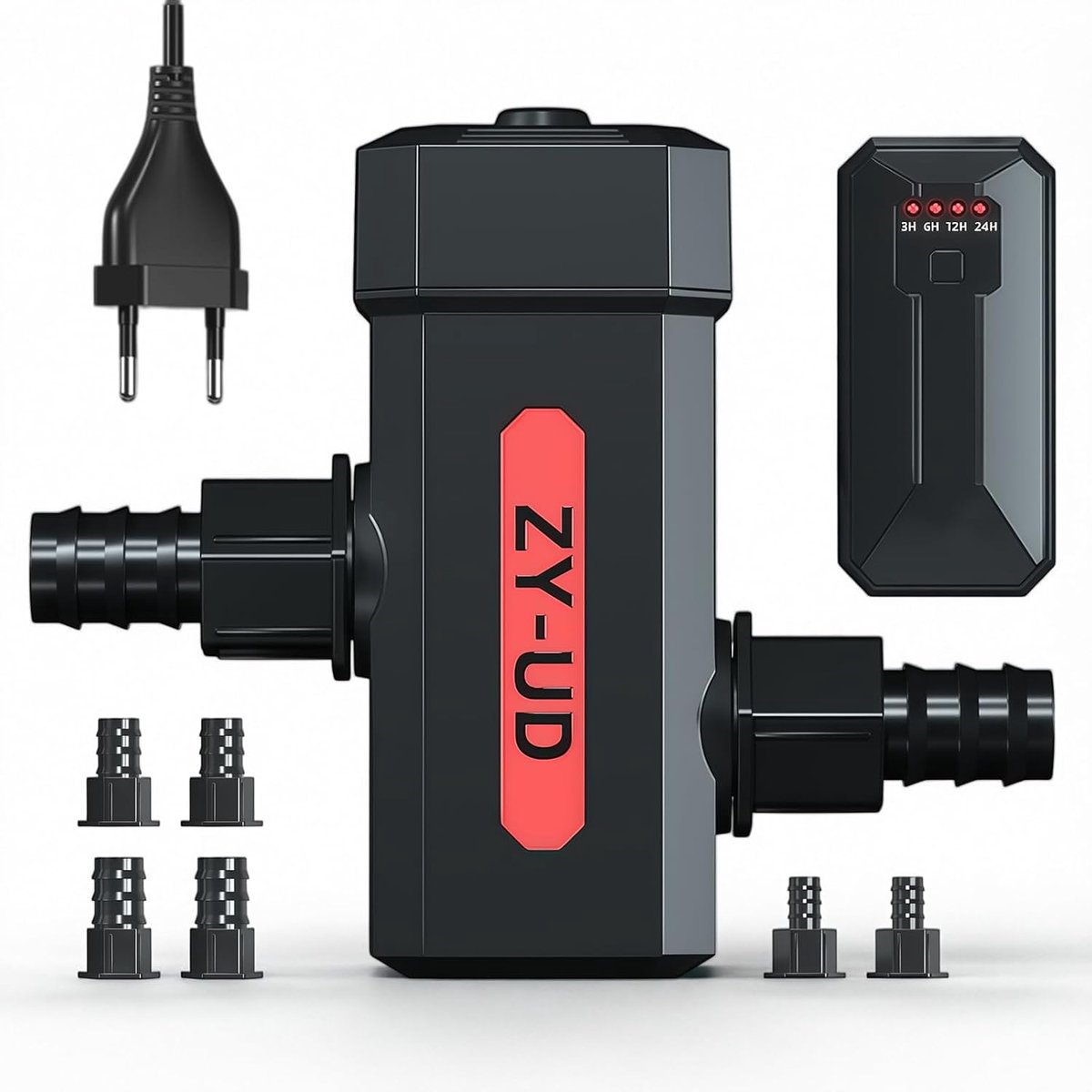 SnelShoppen - Aquarium UVC Sterilizer Light 7W - UV Water Purifier met Timer, Effectieve UV Sterilisator voor Aquariums en Zwembaden, Algen- en Bacter