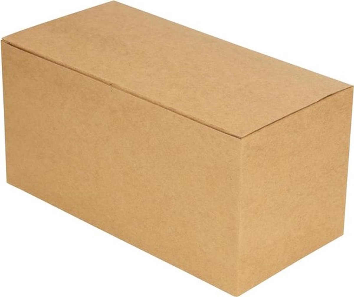 - Cadeaudozen - Hobby - 20 stuks - Bruin - Presentatie - Doos - Geschikt voor feesten - Bruin hobby cadeaudozen (20 pak) - Doos meet 23 x 11,5 x 11,5cm - Makkelijk te assembleren - Geschenkdoos - Feesten, verjaardagen, huwelijk, vakanties.