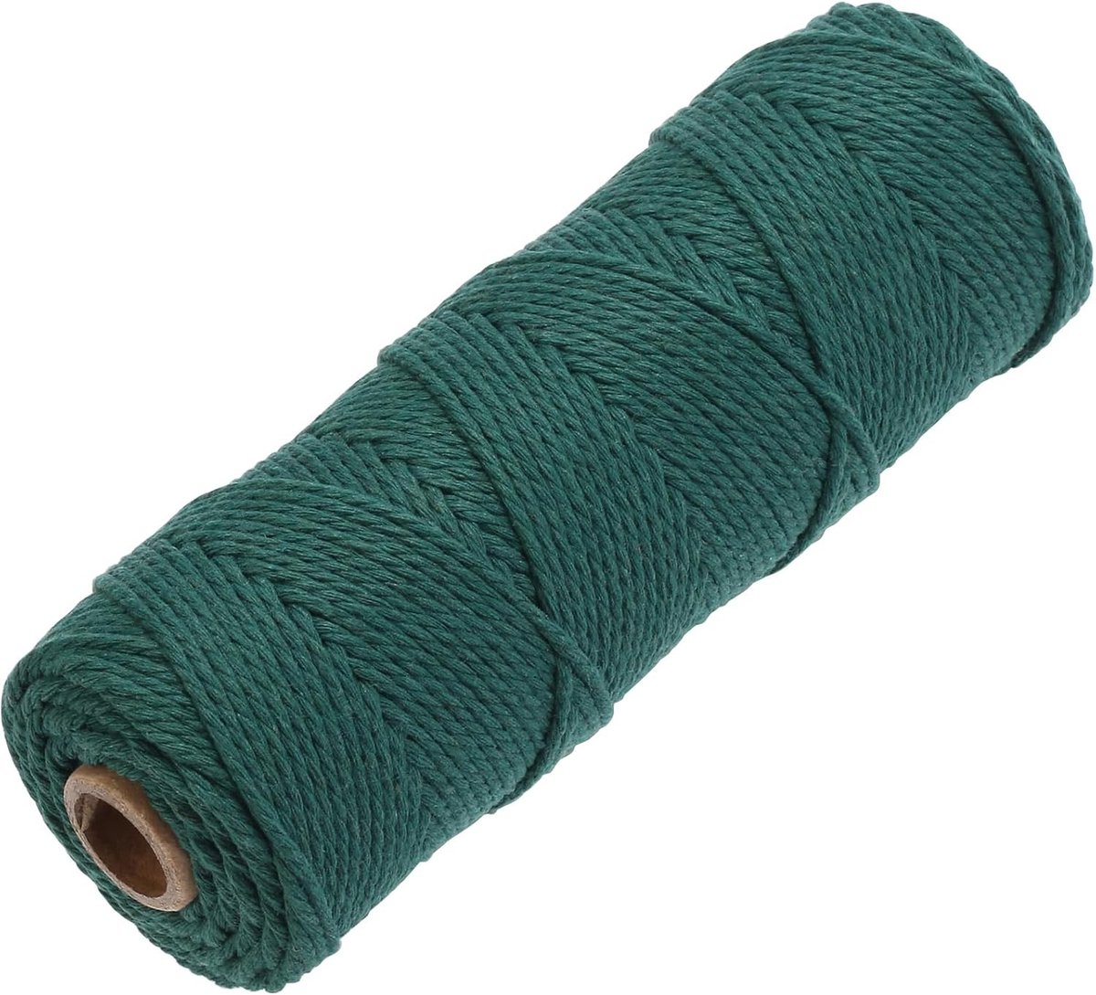 Katoenen Macrametouw 2 mm x 100 m, Zacht en Sterk, Ideaal voor Macrame Projecten, Handwerken en DIY Creaties