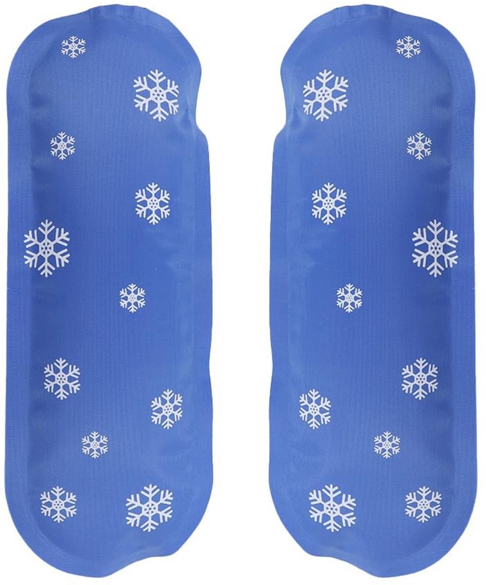 Dailygoods- Ice Packs Herbruikbaar - 2 Stuks - Niet-geweven Stof - Insuline Koeler - Duurzaam - Efficiënte Koeling - 20 x 8 cm - Koelaccu