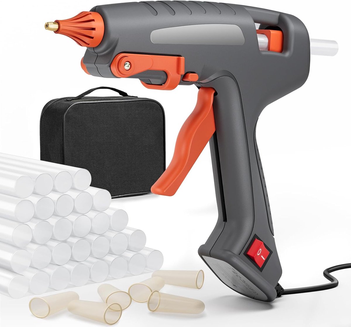 Thijox - Industrieel Lijmpistool 200W - Snel Opwarmend 60 Seconden - Inclusief 30 Lijmsticks 11mm - Ideaal voor Doe-Het-Zelf, Reparatie, Ambachten en