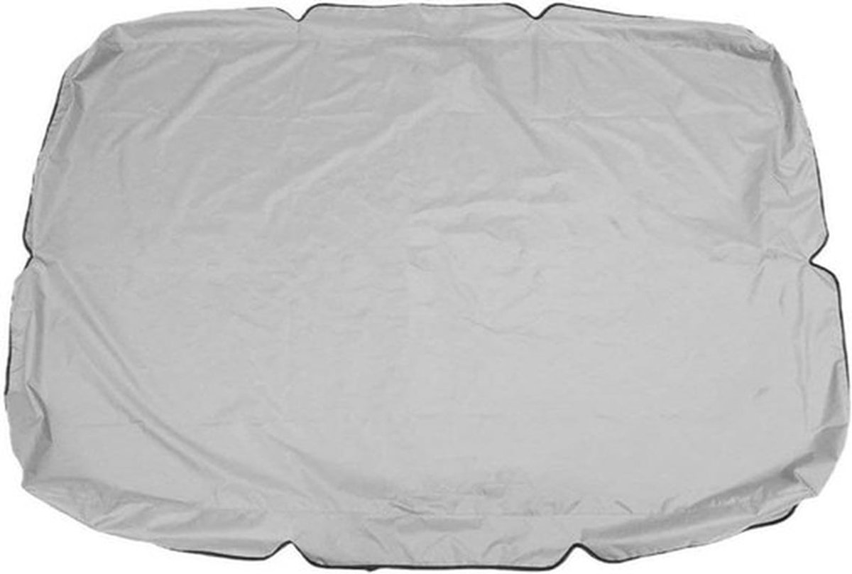 Tuin- Hangmat- Waterdichte- Vervanging- Grijs- 3-zits Tuin Hangmat Luifelhoes- Buiten- Waterdicht- Hangmat Luifelhoes- Geschikt voor Hangmatten- 195x125x15cm- Scheurbestendig- Swing Top Hoes.