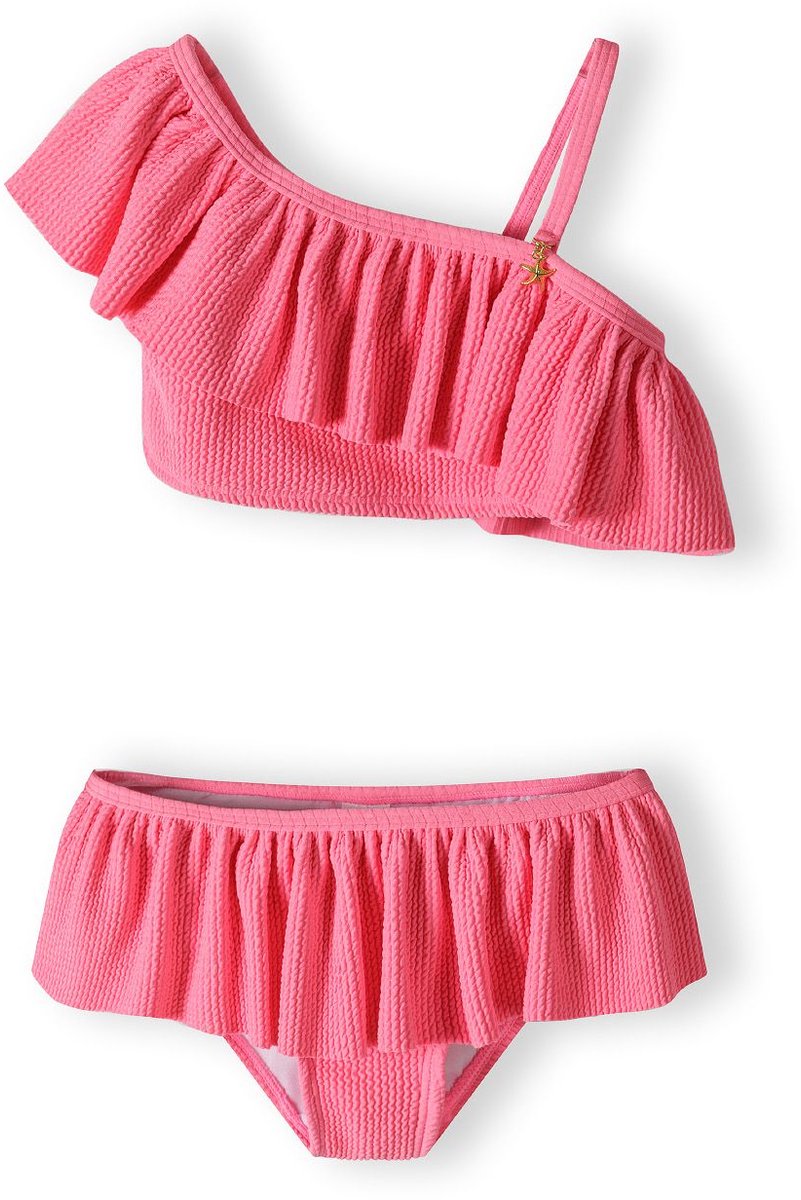 Minoti meisjes bikini met ruches - roze