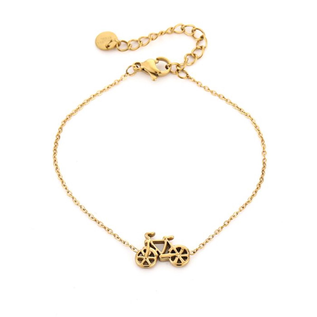 Bijoutheek Armband (Sieraad) Fiets Goudkleurig