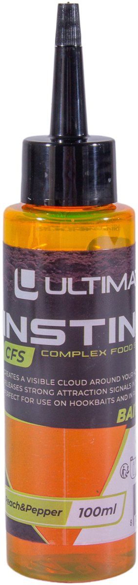 Ultimate Instinct CFS Baitsmoke Peach & Pepper (100ml) - Boilie Liquid