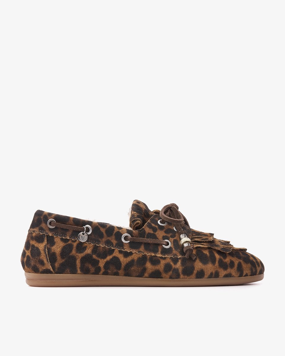 VIA VAI June Shelby Mocassins Dames - Suède - Beige - Maat 38