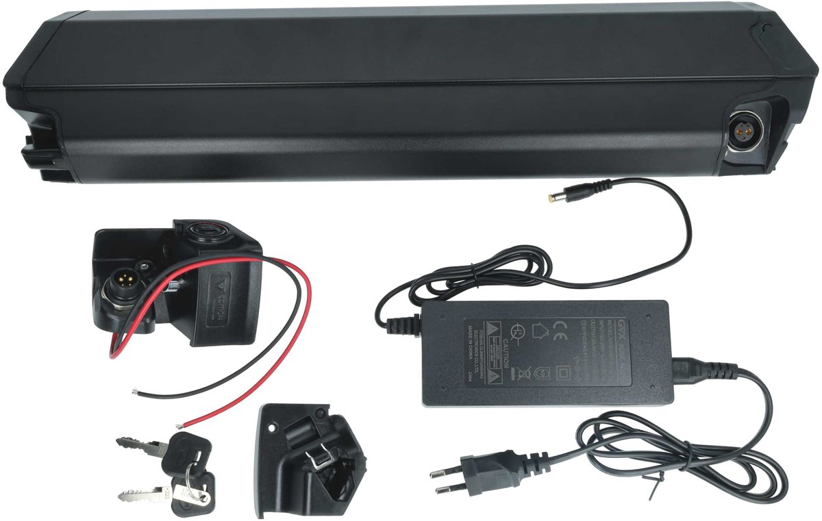 vhbw Accu compatibel met NCM Venice+ E-bike (10,4 Ah, 48 V, Li-ion, incl. lader) - Zwart