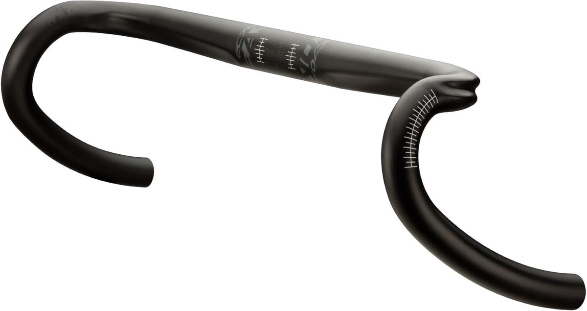 Gravel Handlebar - Stuur Fietsstuur - Fietsen - Ergonomische Vorm - 44 cm - Zwart