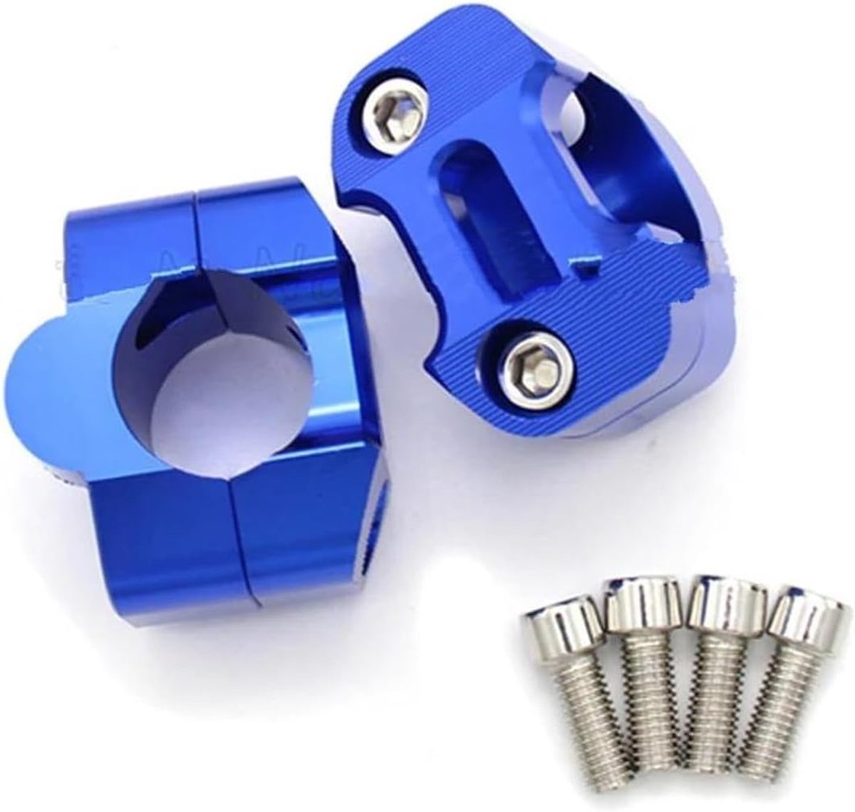 Motorfiets Stuurverhoger - Stuurklemmen Motor - Rijcomfort Verbeteren - Universeel 28mm - Verhoogt 20mm - Zwart