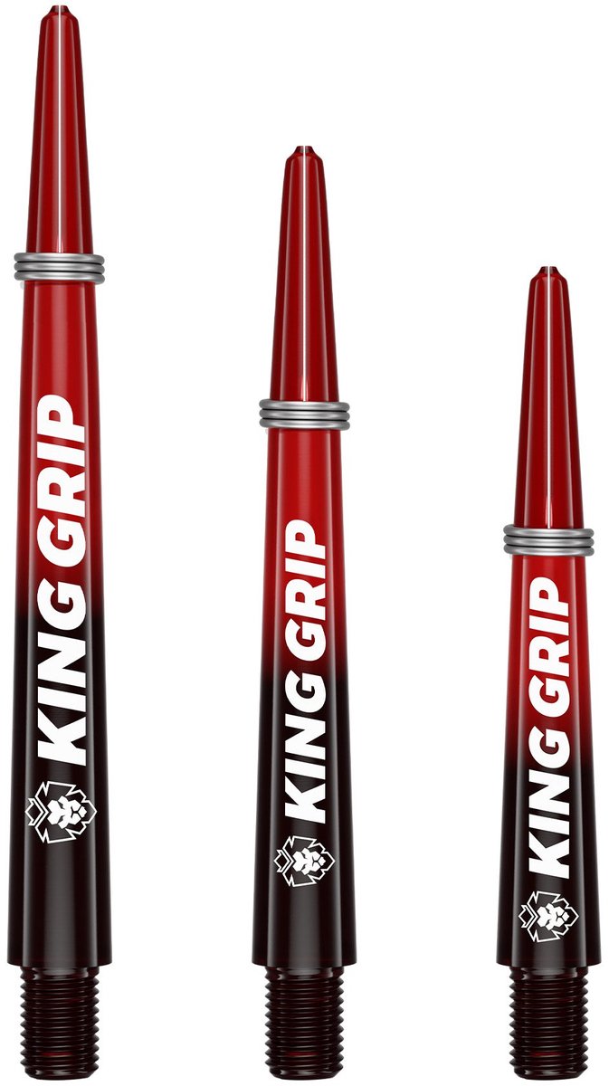 KOTO King Grip Colors Red Black - Dart Shafts Medium