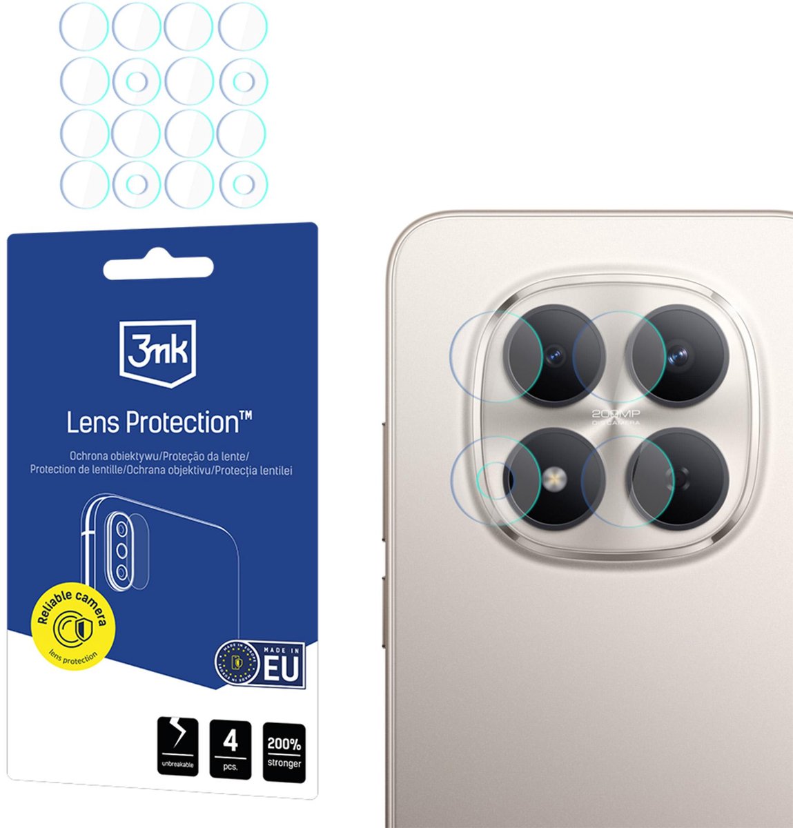 3Mk Lensbescherming Voor Xiaomi Redmi Note 15 Pro 5G Optische Camerabescherming