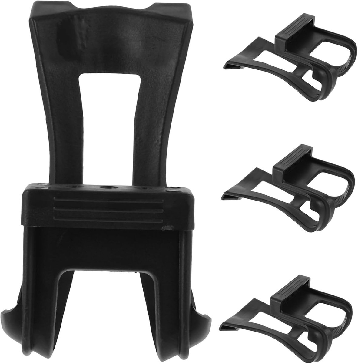 Fietspedalen Teenclips - Pedal Cages Teen Beugels - Krachtig Trappen - Universele Pasvorm - 13 cm - Zwart