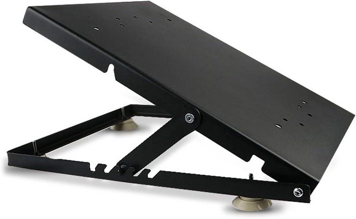 Hometrainer Fietspedaaltrainer - Minifietstrainer Onder Desk - Revalidatie Training - Elektronisch Display - 40 x 30 x 25 cm - Zwart
