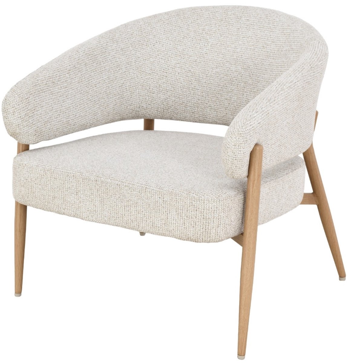 Livingfurn - Dilan Hush fauteuil hout - beige