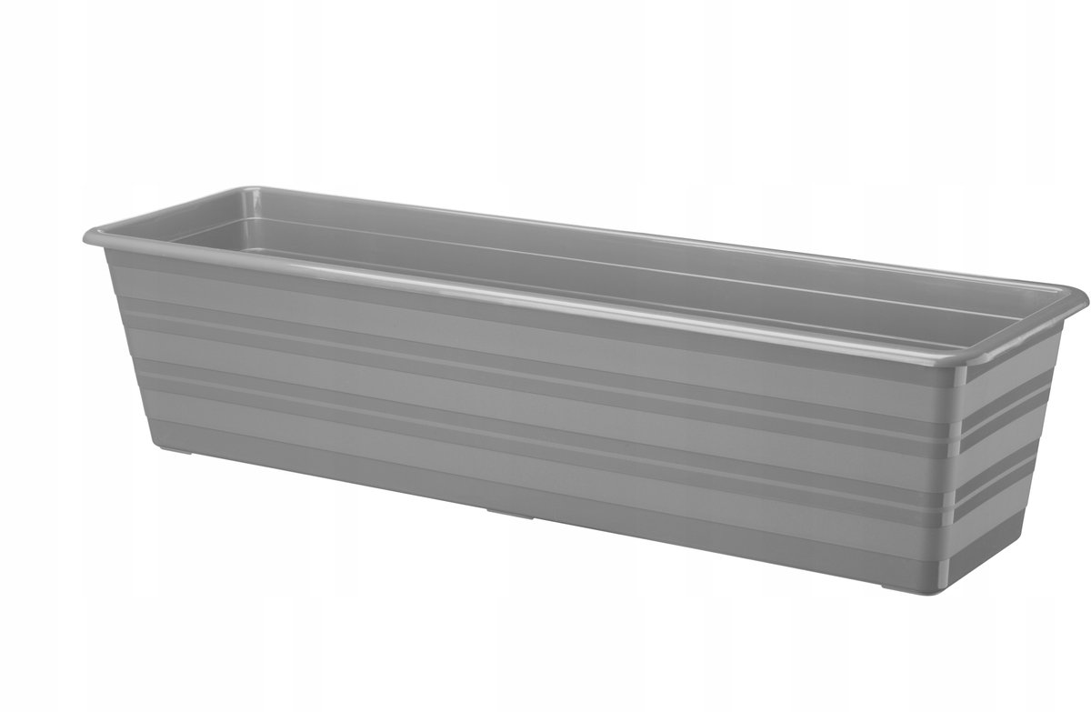 Galicja Draco - Balkon Bloempot - 60 cm - Grijs - Kunststof
