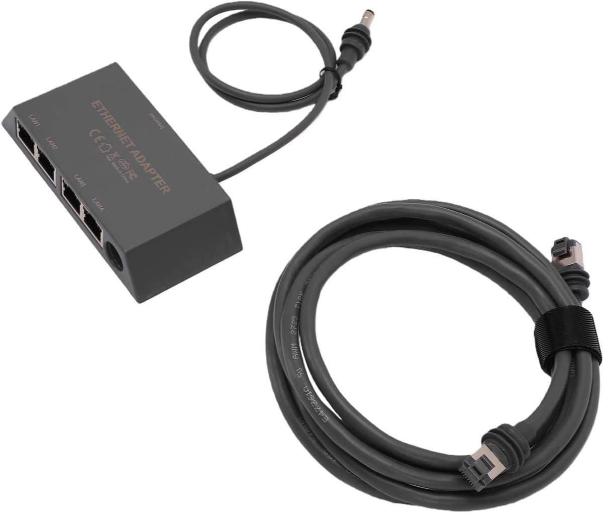Netwerkadapter - Ethernet Adapter - Internet Verbinding - 4 Gigabit Poorten - 1 Gbps Snelheid - Wit