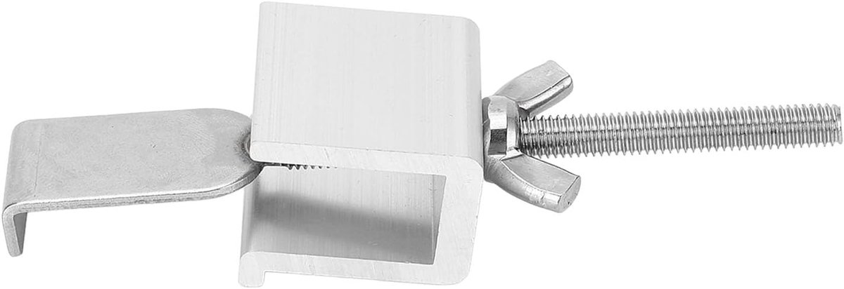 Verstelbaar Deurslot - Beveiligingsstopper - Extra Beveiliging - Gereedschapsloos - 51 Grams - Aluminium