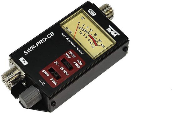 SWR Meter - Radio Meter - CB Radio Meten - Groot Bereik - 130x60x35 mm - Zwart — afbeelding 3