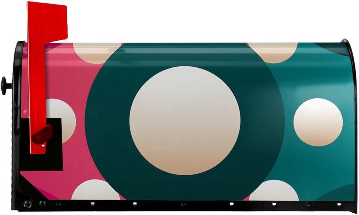 Brievenbus Cover - Post Decoratie - Buiten Decoreren - Magnetisch Waterdicht - Standaard Maat - Wit