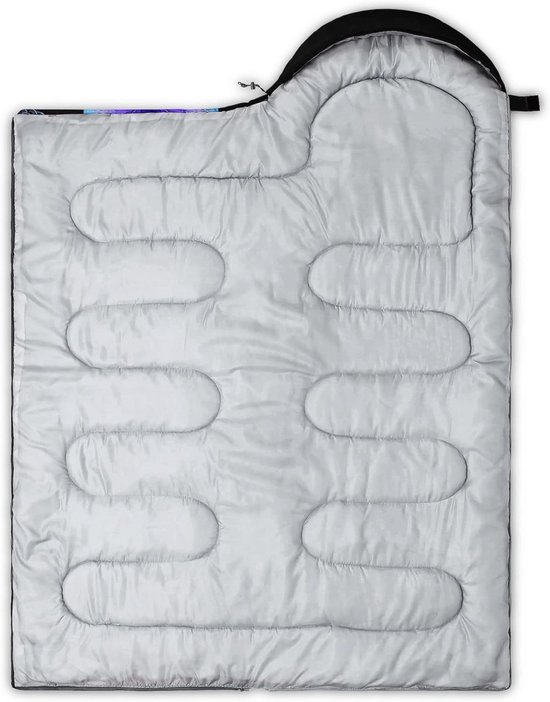 Kampeer slaapzak - Outdoor tas - Buiten slapen - Waterdicht en warm - 80 x 230 cm - Multi 3 — afbeelding 5