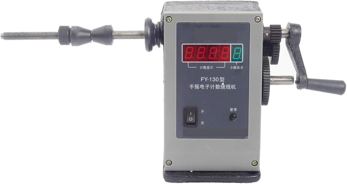 Automatische Wikkelmachine - Spoel Wikkelaar - Garen Opwikkelen - Elektronisch Telsysteem - 150 mm Spoeldiameter - Niet Gespecificeerd
