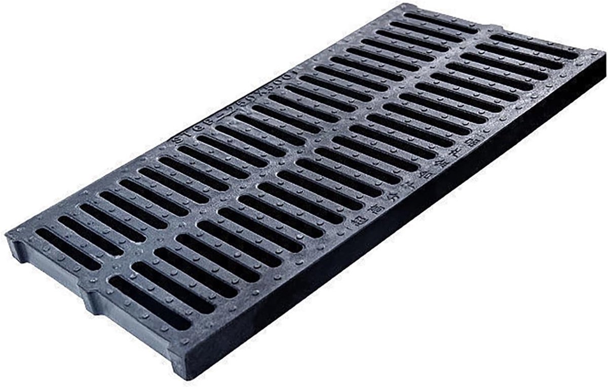 Afvoerrooster Deksel - Afvoerhoes Rooster - Waterafvoer Verbeteren - Antislip Veiligheid - Universeel - Zwart