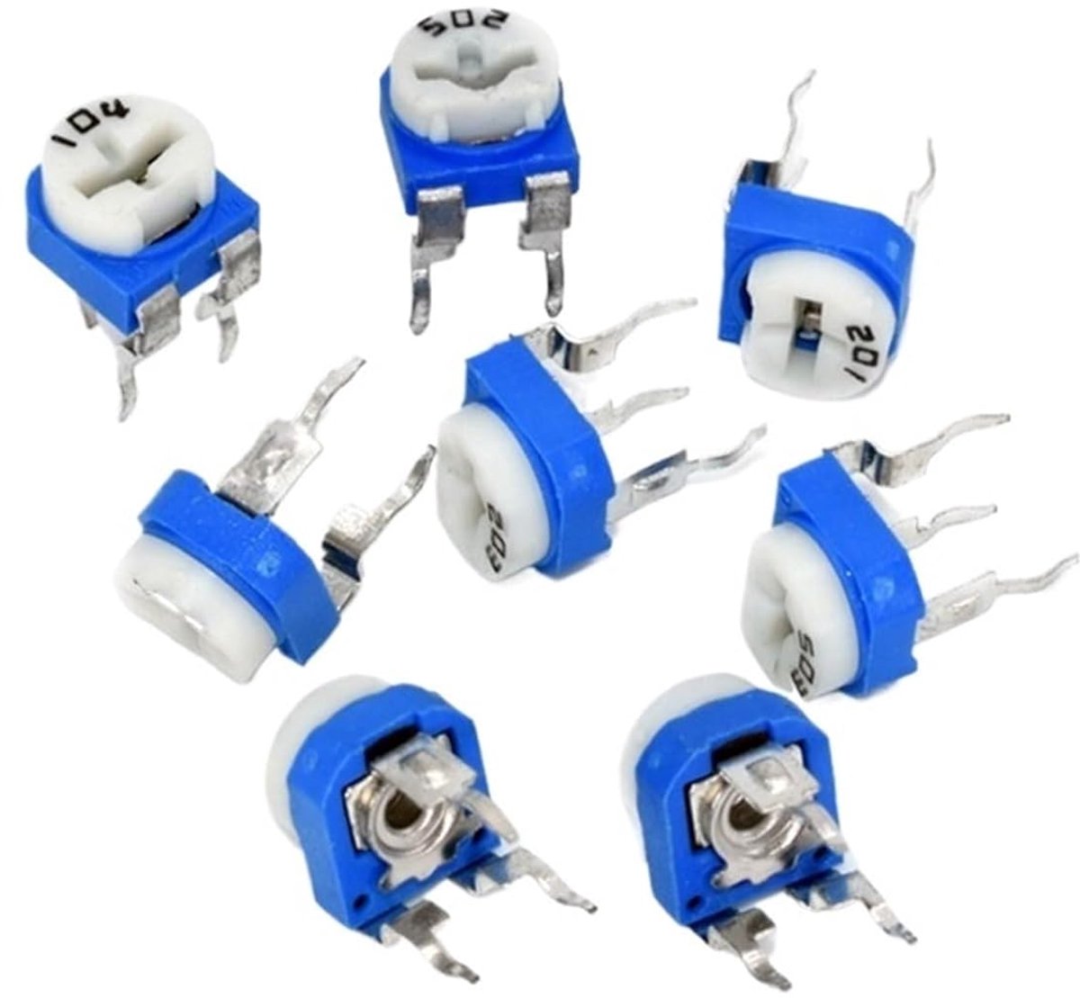Trimmer Potentiometer - Variabele Weerstand - Elektronica Reparatie - Metaallegering Technologie - 20 Stuks - Niet Gespecificeerd