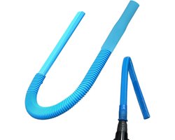 Reinigingsslang Droger - Pluisverwijderaar Pijp - Ontluchting Schoonmaken - Flexibel PE Materiaal - 80 cm Lengte - Grijs
