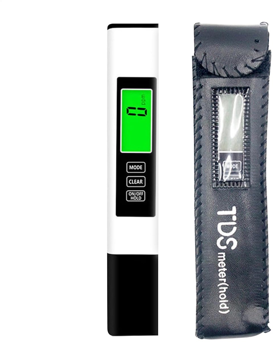 Kwaliteitstester - Watermeter Meetapparaat - Waterkwaliteit Testen - Titanium Sonde - 15.5 cm - Zwart